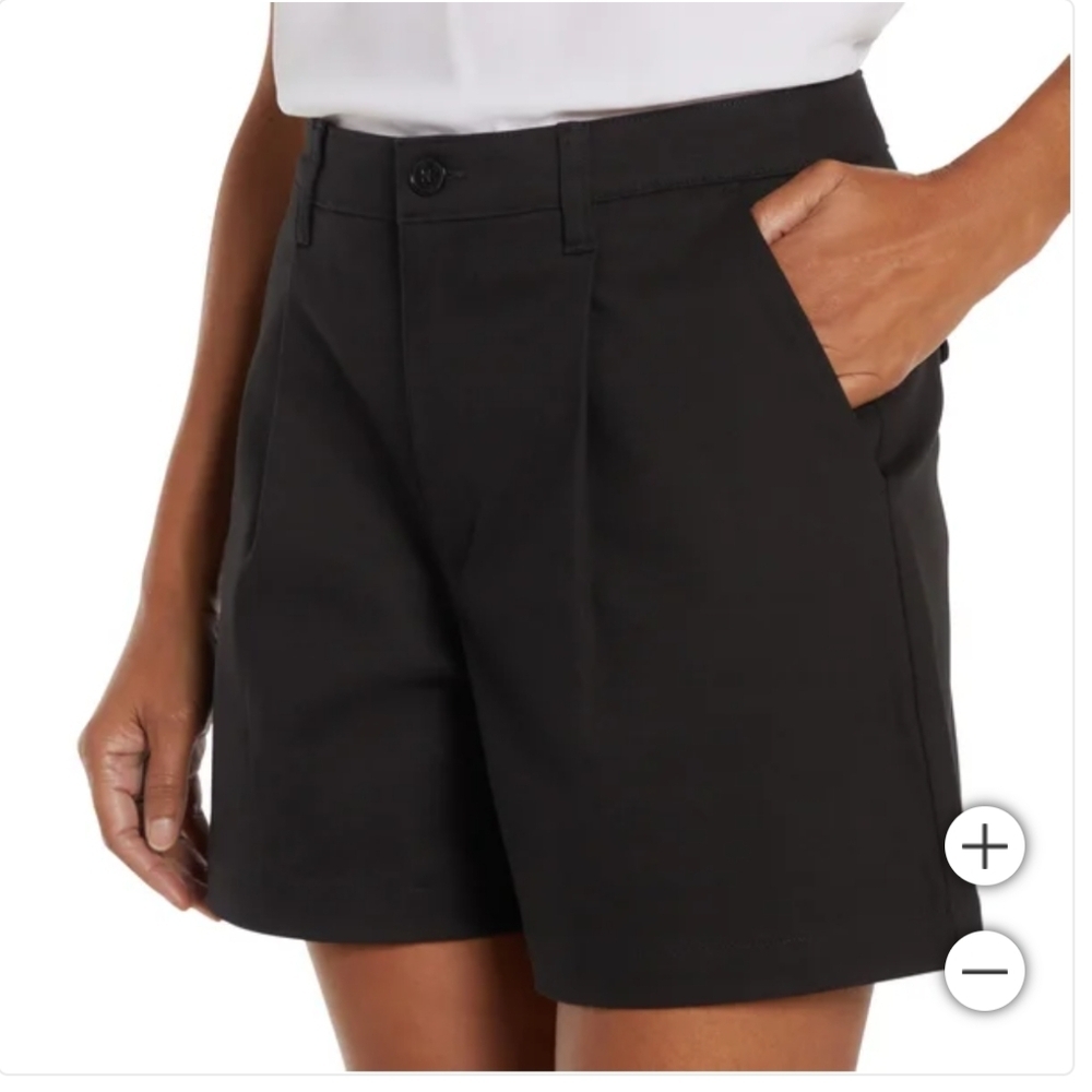 NWT Banana Republic Women's Pleated Short Black‎ 12 - Picture 4 of 6